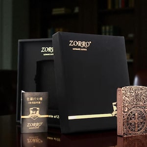 Zapalniczka Constantine Movie Replica Limited Edition, Zapalniczka Vintage, Oryginalny prezent, Zapalniczka na naftę RoseBox
