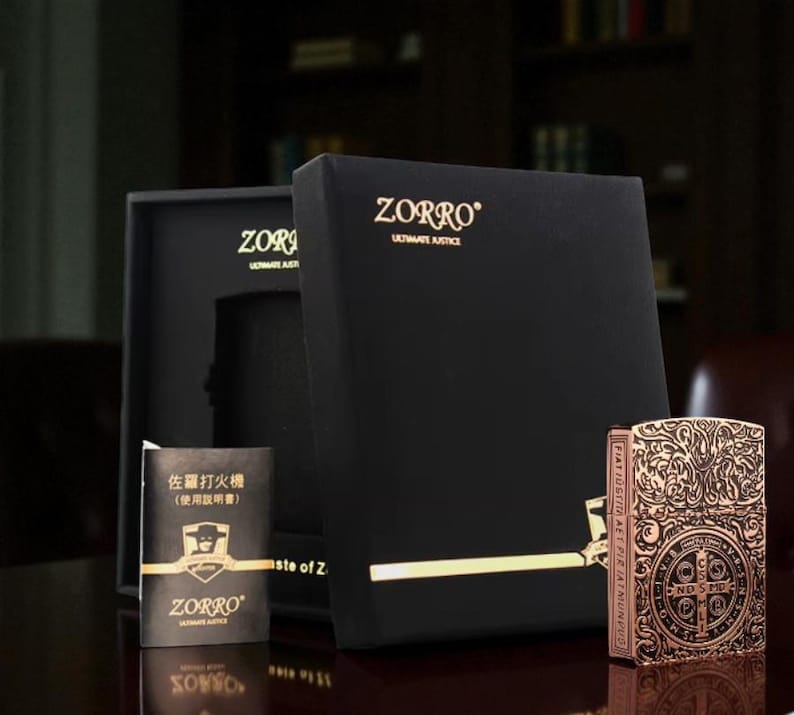 Zapalniczka Constantine Movie Replica Limited Edition, Zapalniczka Vintage, Oryginalny prezent, Zapalniczka na naftę RoseBox
