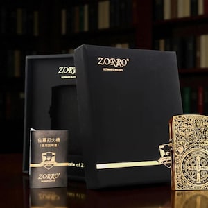 Zapalniczka Constantine Movie Replica Limited Edition, Zapalniczka Vintage, Oryginalny prezent, Zapalniczka na naftę GoldBox