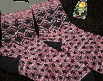 Cabin Bats Sock Pattern- PDF