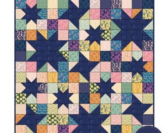 Charmed Stars Quilt Pattern- PDF