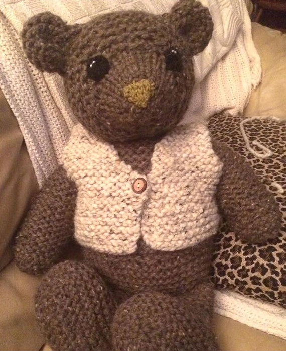 hand knitted teddy bears for sale