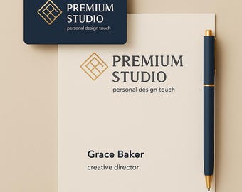 Możliwość edycji w Canva | Profesjonalny zestaw do identyfikacji marki