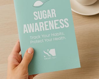Sugar Awareness Canva Template | Health Infographic, Quiz Poster, Digital Download, Wellness Pack