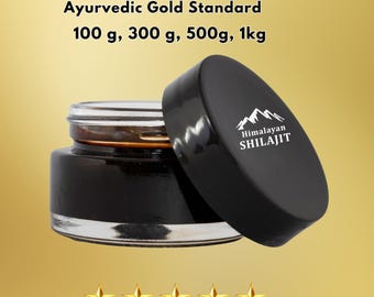 Pure Himalayan Shilajit Resin – Ayurvedic Gold Standard, 75.8% Fulvic Acid