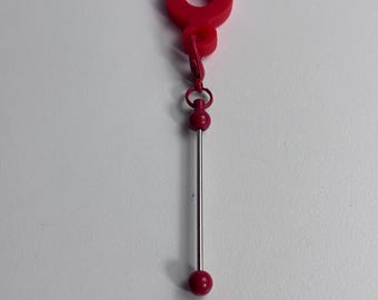 Beadable Silicone Straw Charm,5 pieces Mix color bag DIY Cup Decoration