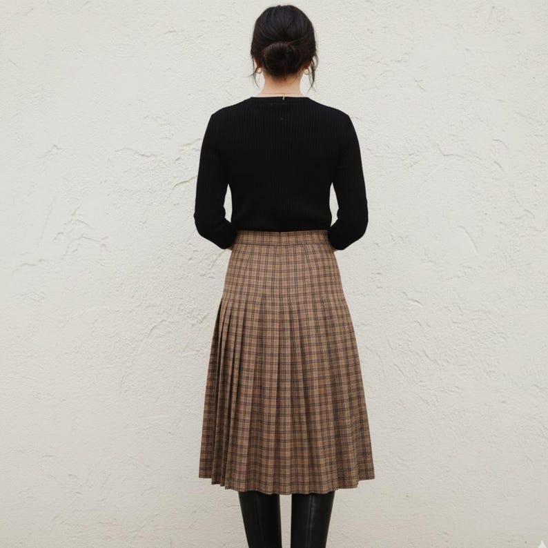 Sunray Pleated Skirt Sewing Pattern – Midi Knife-pleat (PDF, A0/a4/us ...