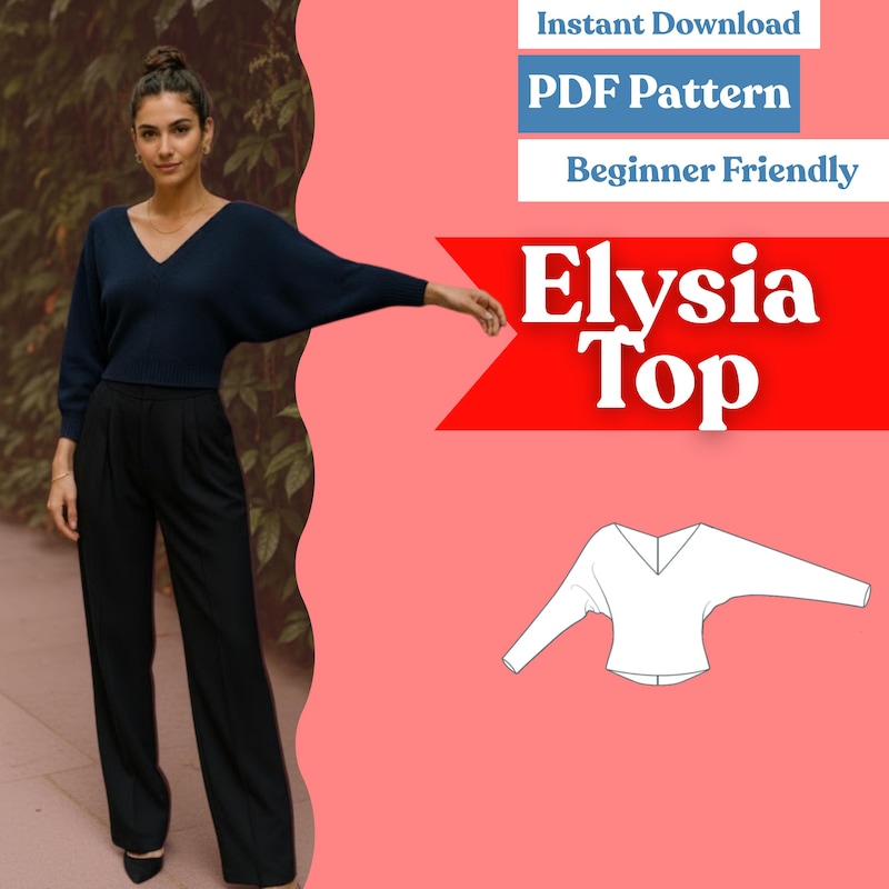 Summer.pdf Batwing Summer Knit - Etsy