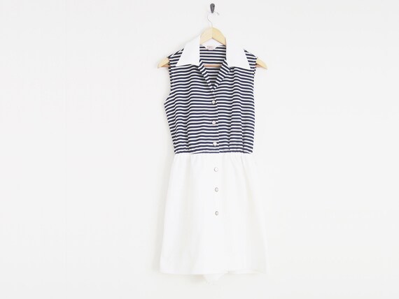 Vintage 1950s Romper - 50s Nautical Romper - Black