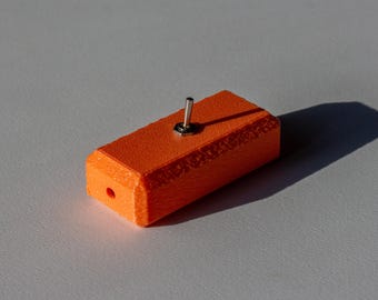 Industrieller Kippschalter für Tischlampen, 3D gedrucktes strukturiertes Gehäuse