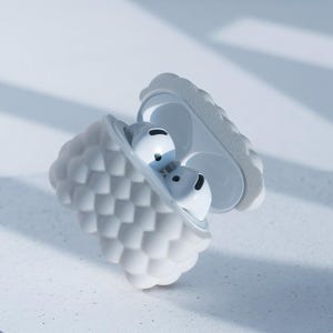 AirPods 4 Bubble Case | Matte Pastel Sculptural Design | Eco-Friendly Tech Accessory