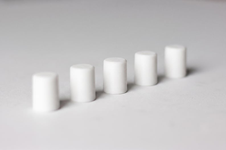 Ableton Push 2&3 Replacement Knobs – 3D Printed Encoder Caps – Full Set of 10 – White image 1