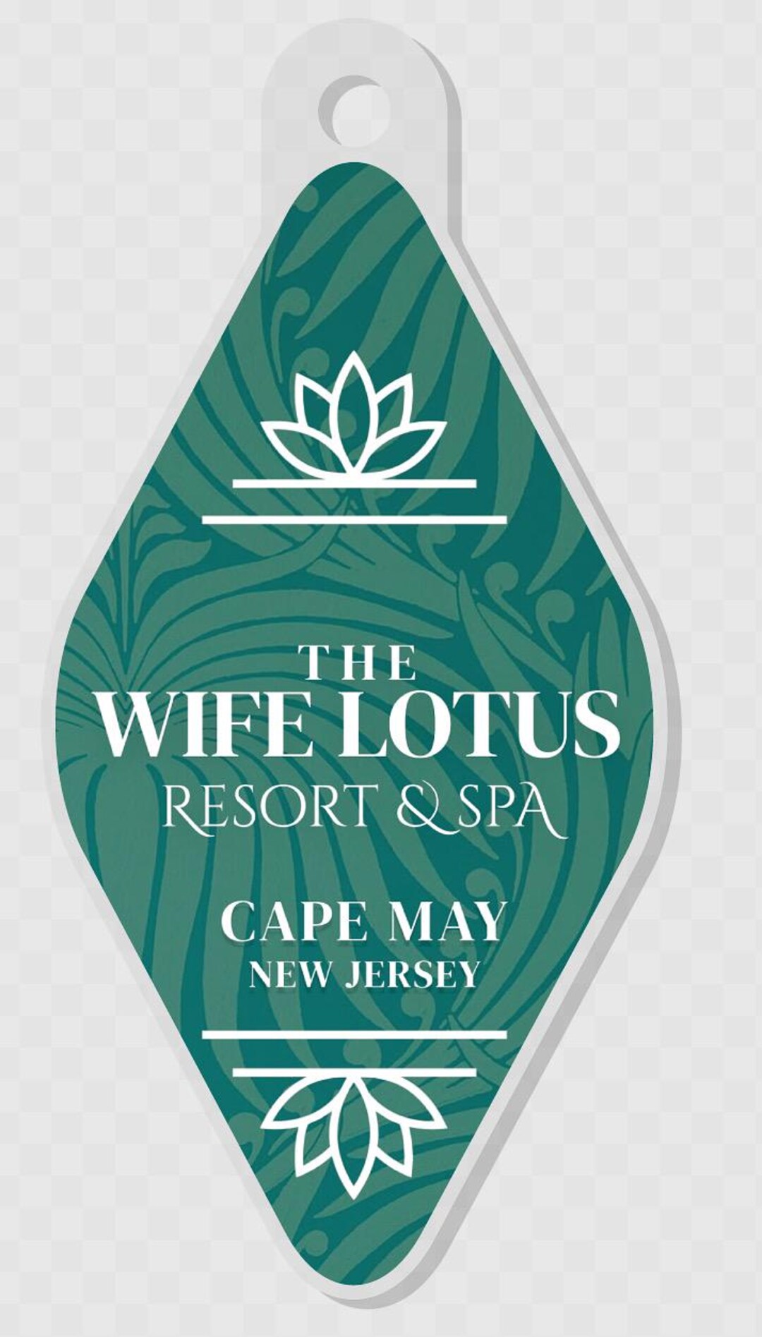 Body Spa Keychains The Wife Lotus Resort & Spa Keychain | Bachelorette Party Favors ...