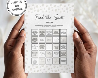 Juego de perlas para despedida de soltera / Impreso y enviado o descarga digital / Tarjetas de 5x7 pulgadas