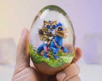 Dungeon Crawler Carl Princess Donut Resin Egg, Mongoliensis Inspired Gamer Gift, Game Fans Gift, Gaming Desk Decor