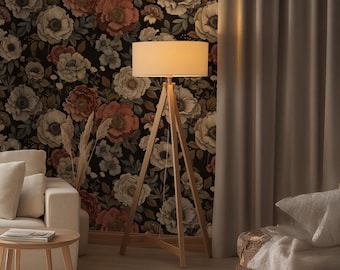 Vintage Thema 3D Blumen Abstraktes Gewebe Wandbild Für Kundengerechtes spezielles Art Deco Haus