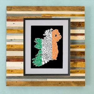 Ireland Regional Map - Hand Drawing