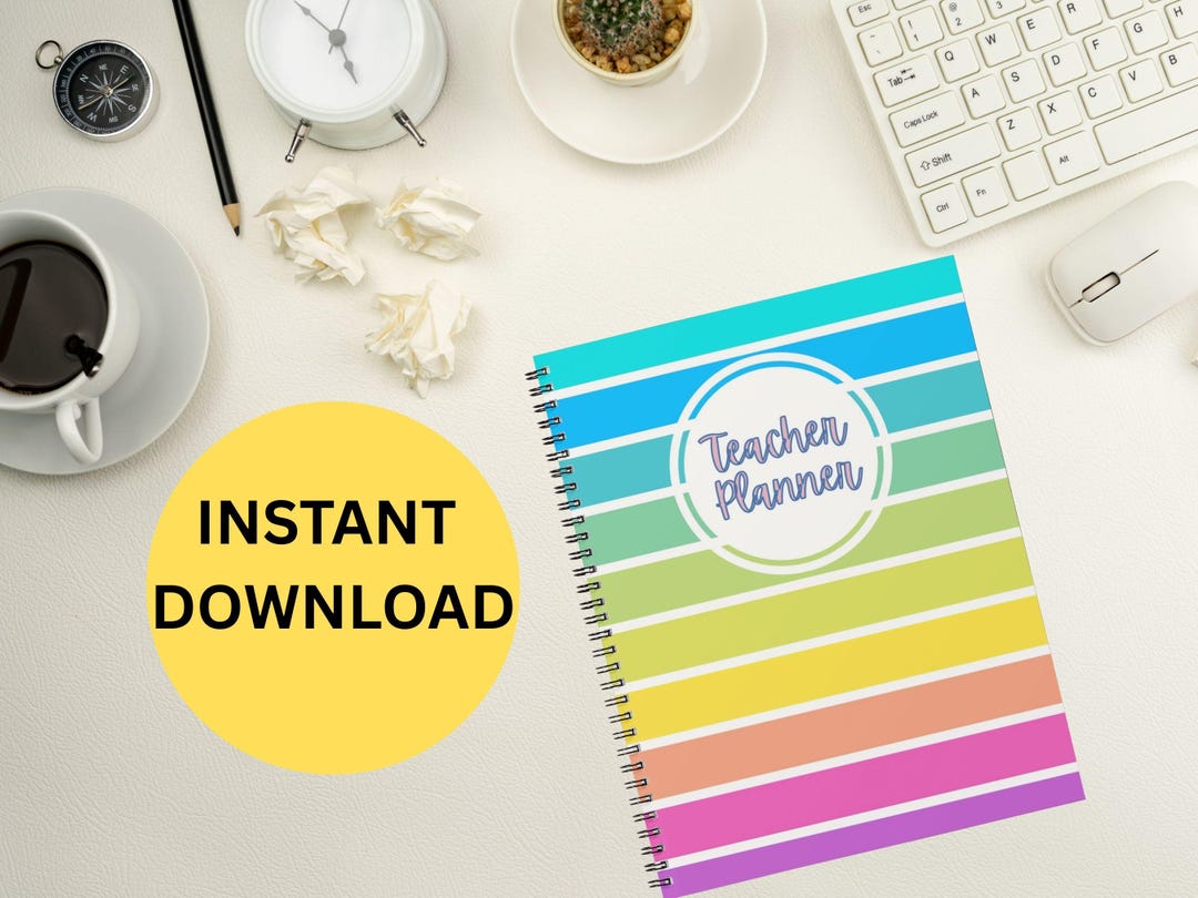 Teacher Digital Planner |classroom Organizer | Lesson Plan Template ...