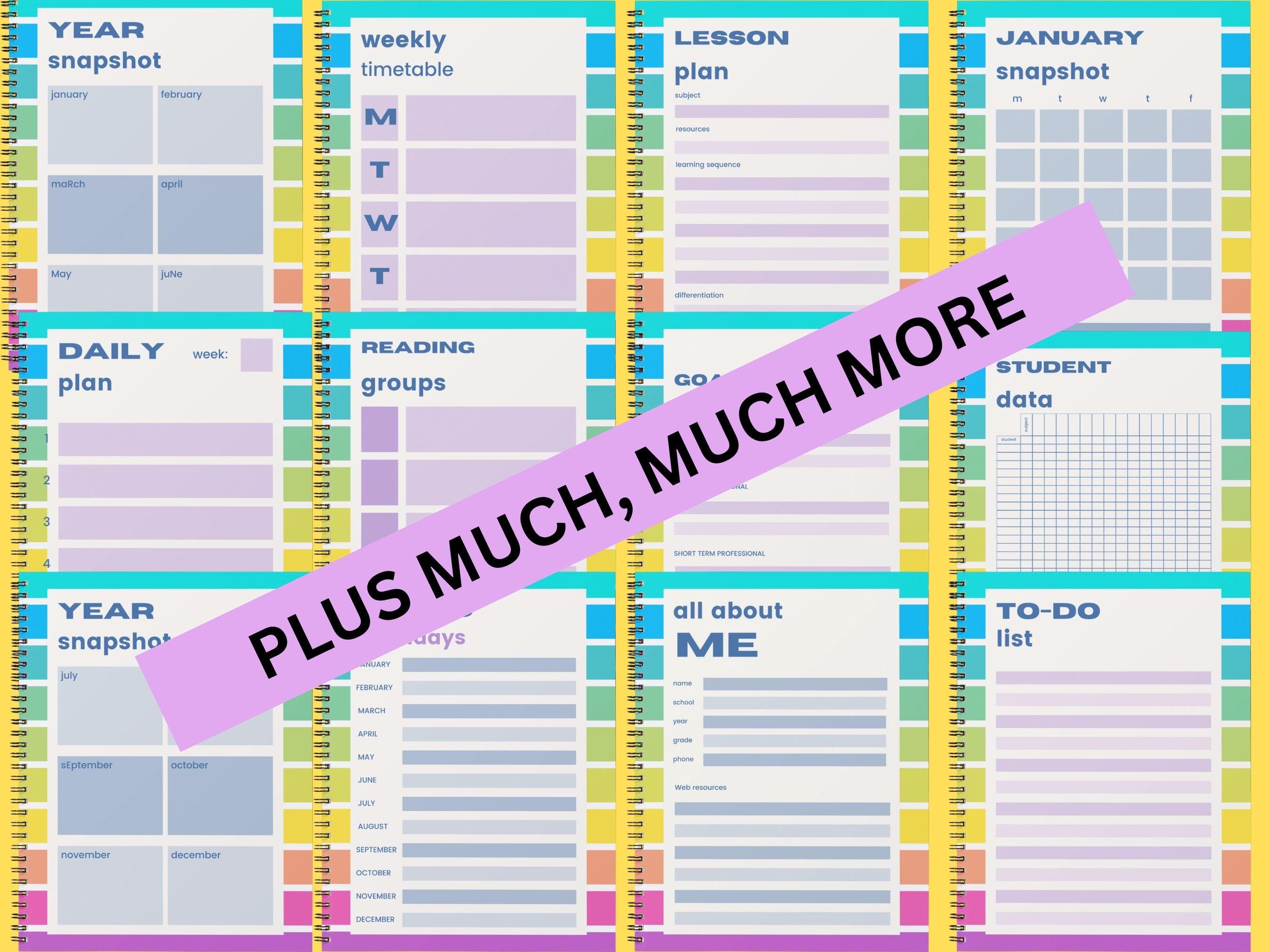 Teacher Digital Planner |classroom Organizer | Lesson Plan Template ...