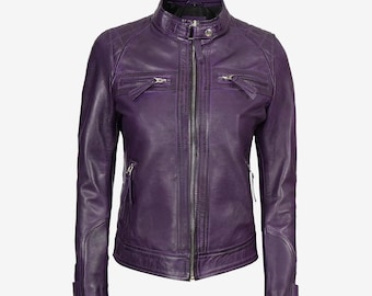 Brandslock - Giacca da uomo in pelle di pecora in shearling Nero M