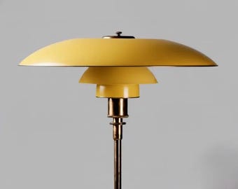 ドイツ製 70s アーチ型フロアランプ 真鍮 ブラス ミッドセンチュリー アーチ型フロアランプ | ミッドセンチュリーモダンゴールドドーム