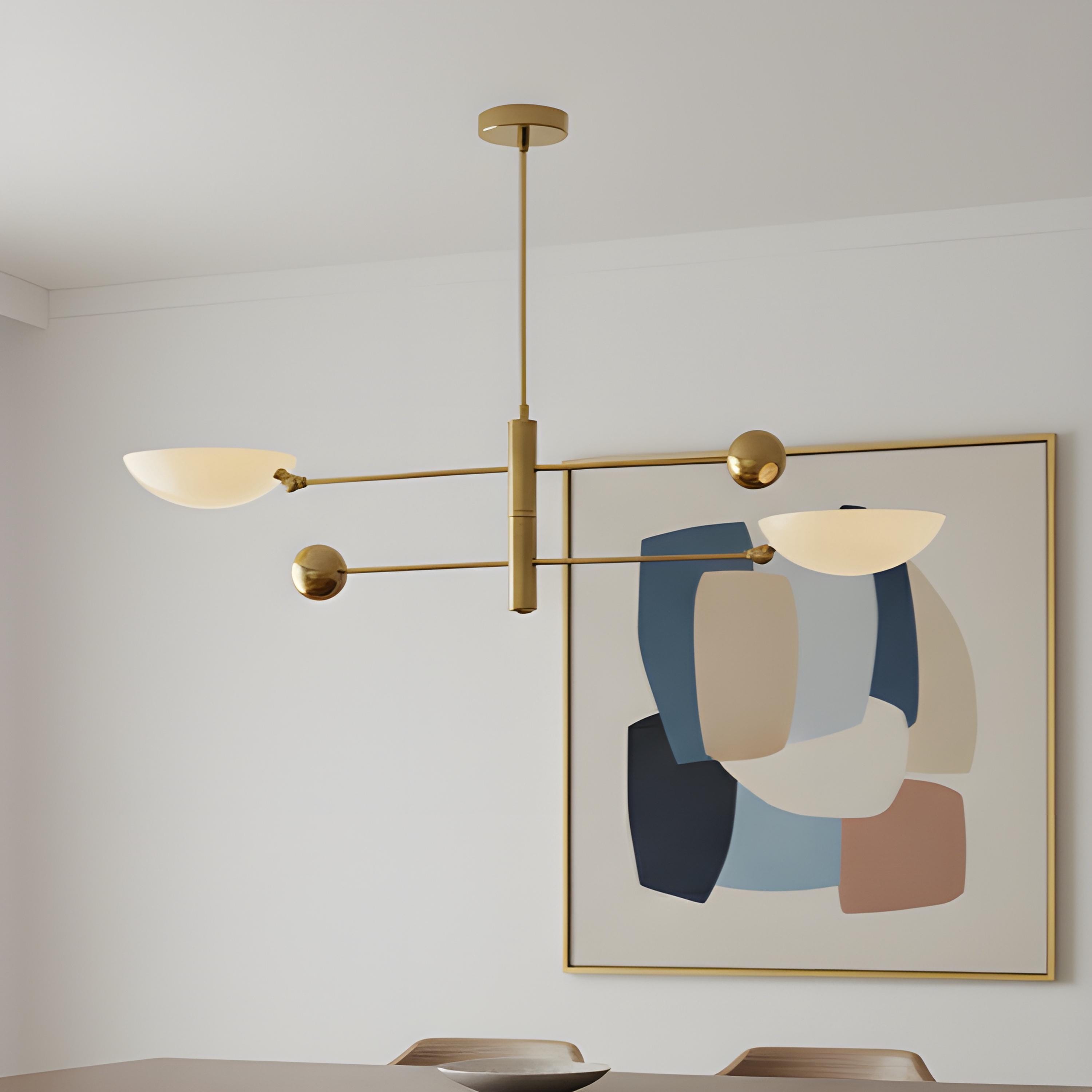 スプートニクシャンデリア照明：ゴシックミッドセンチュリー照明器具