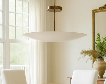 Mid Century Modern Pendant Light: Minimalist Hanging Light Fixtures for Kitchen Island dining table
