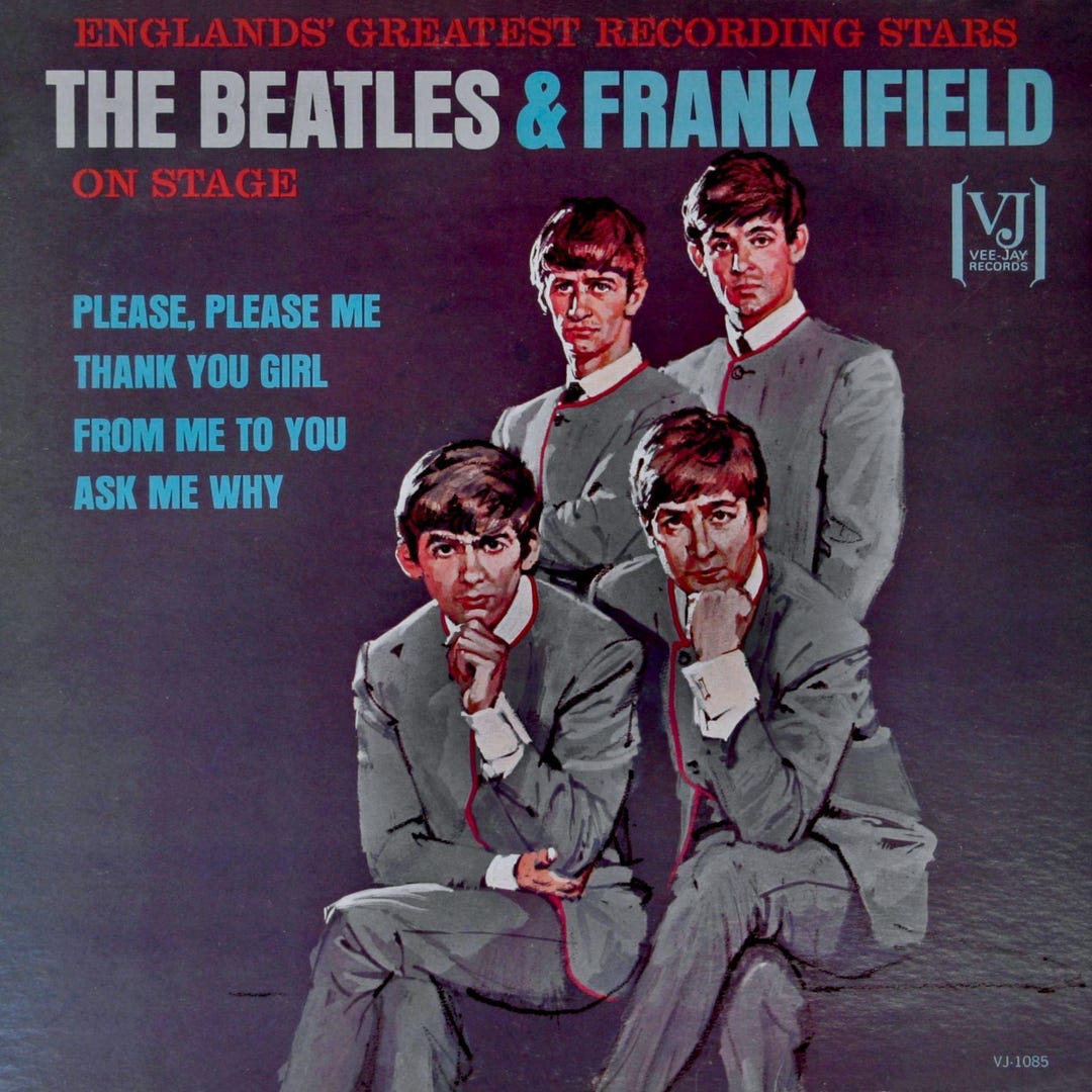 The Beatles & Frank Ifield on Stage [CD] Rare Vee Jay Album on CD