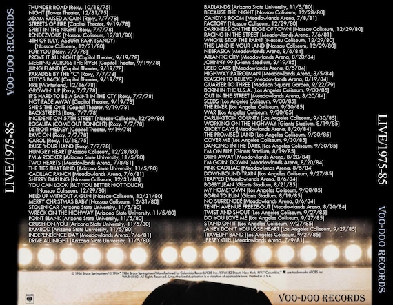 Bruce Springsteen Live 1975-85 Expanded Edition [6-CD] Hungry