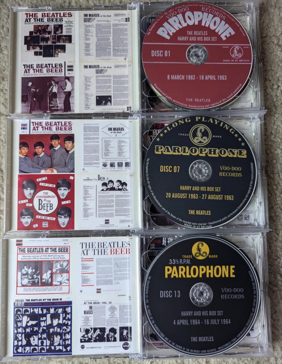 The Beatles - Harry and His Box Set [29-CD/1-DVD] 2024 Set of