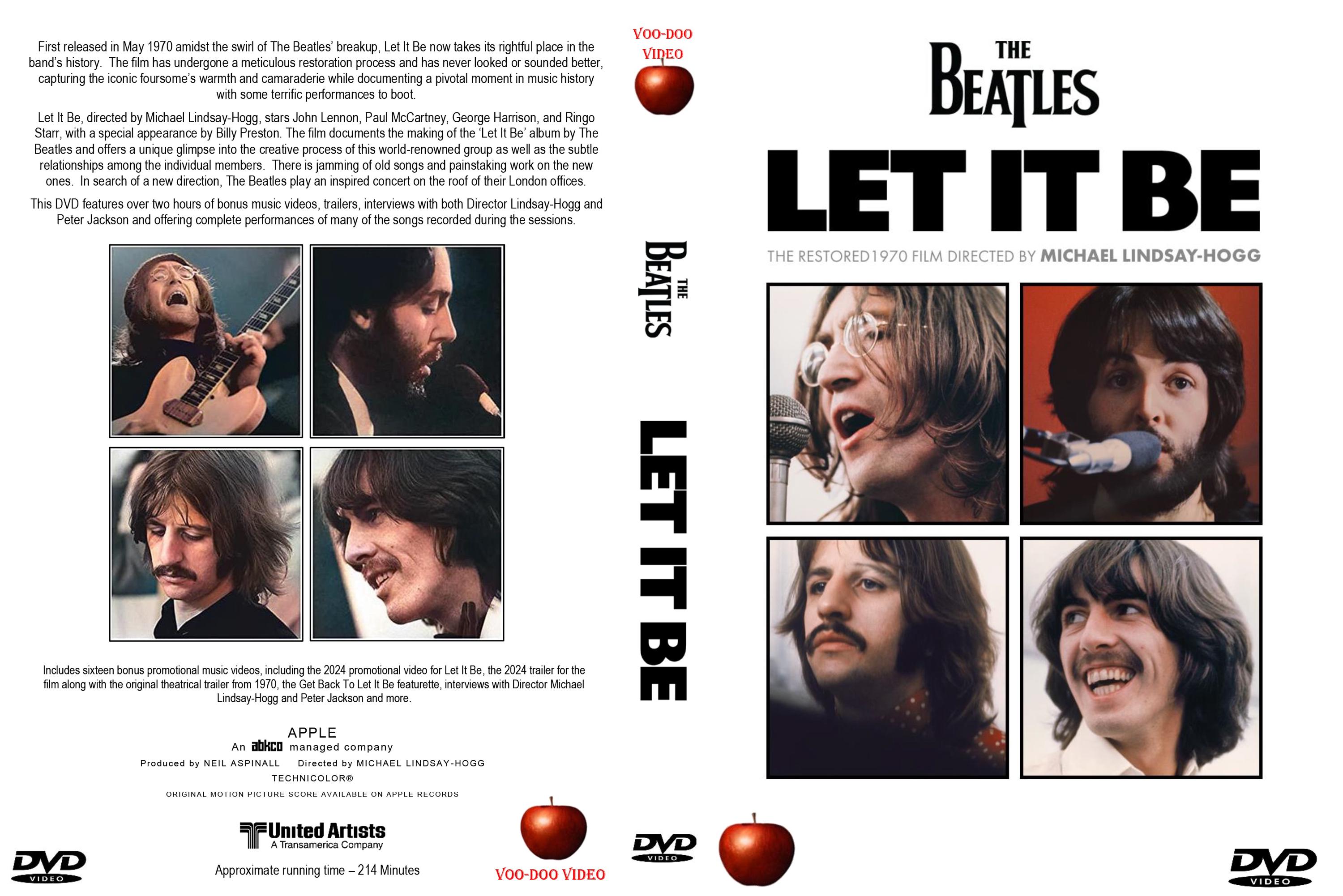 The Beatles - Let It Be - 2024 Remastered DVD - Full Movie With