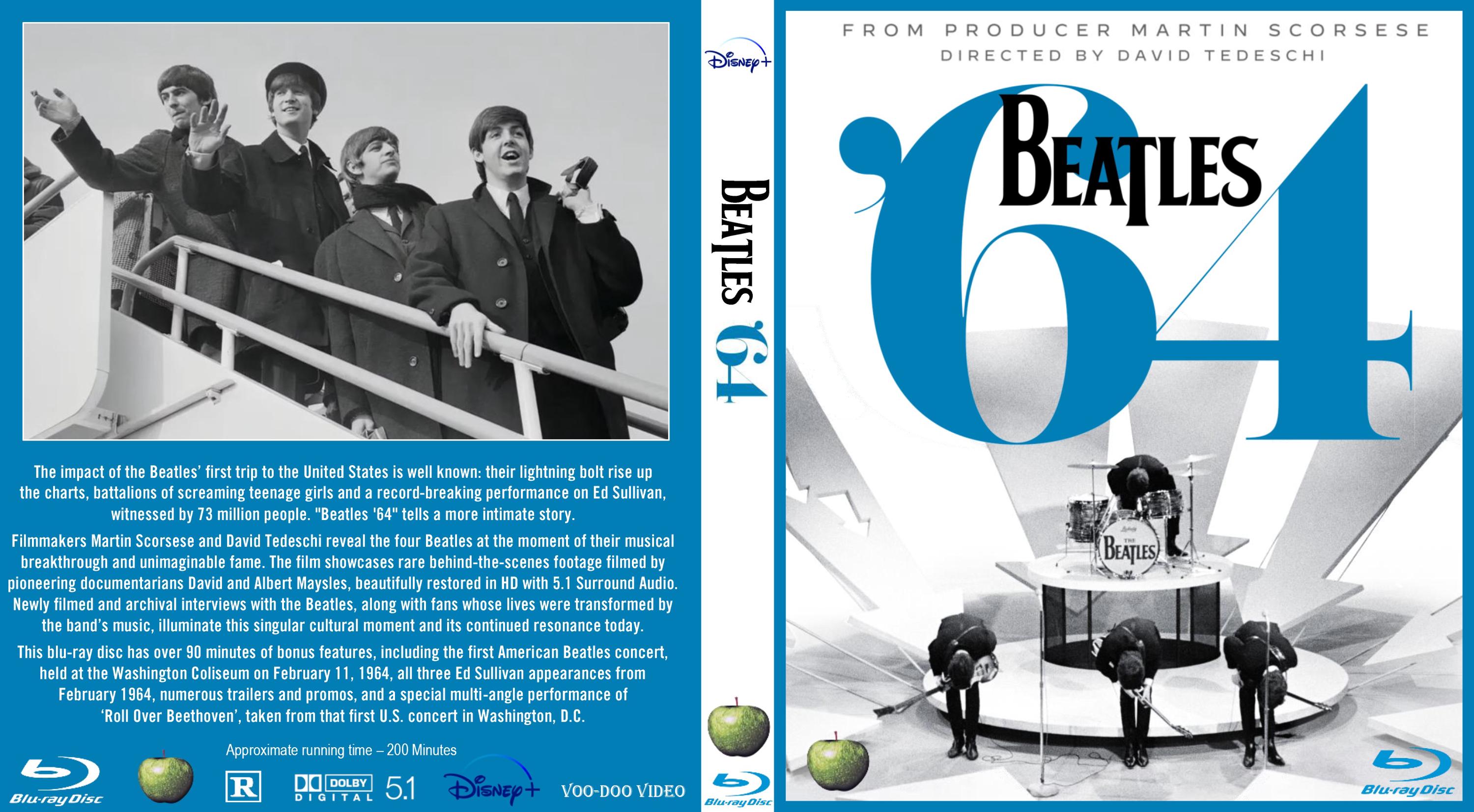 The Beatles '64 Blu-ray - 2024 Documentary With Extras - Complete