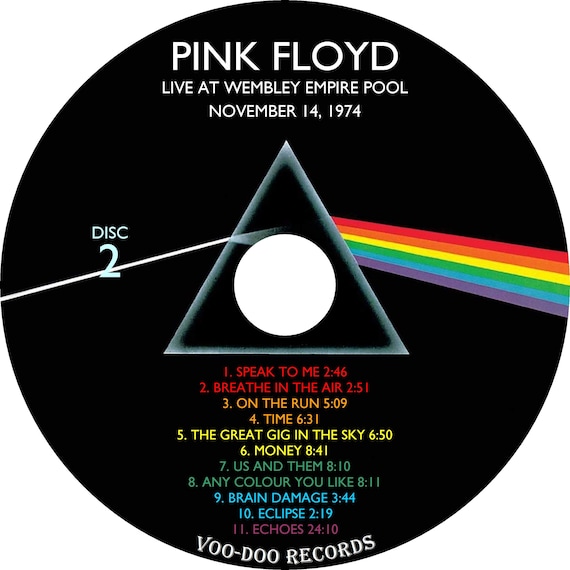 Pink Floyd - Live at Wembley Empire Pool 1974 2-CD Live Dark Side