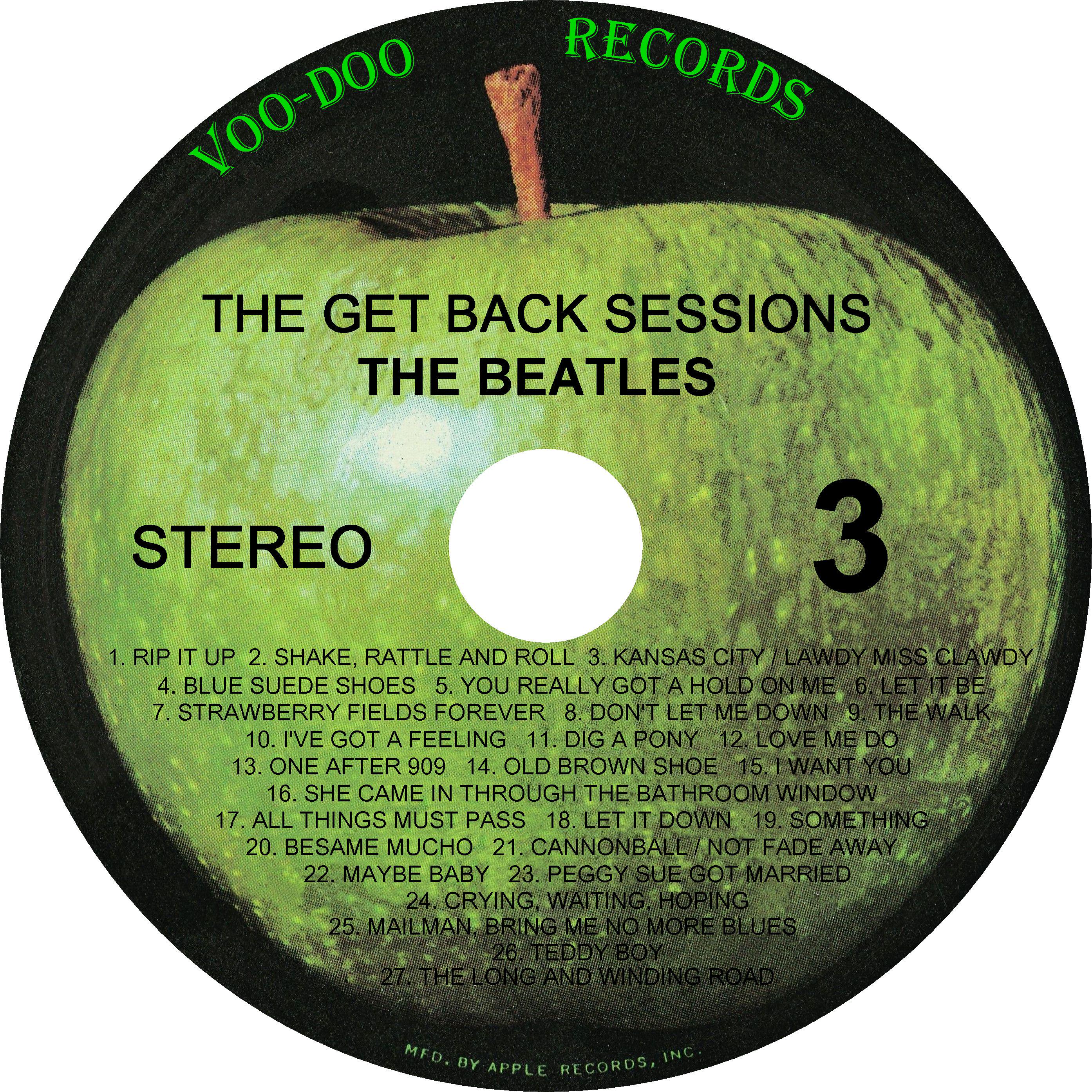 The Beatles - the Get Back Sessions in Stereo 3-CD Get Back All