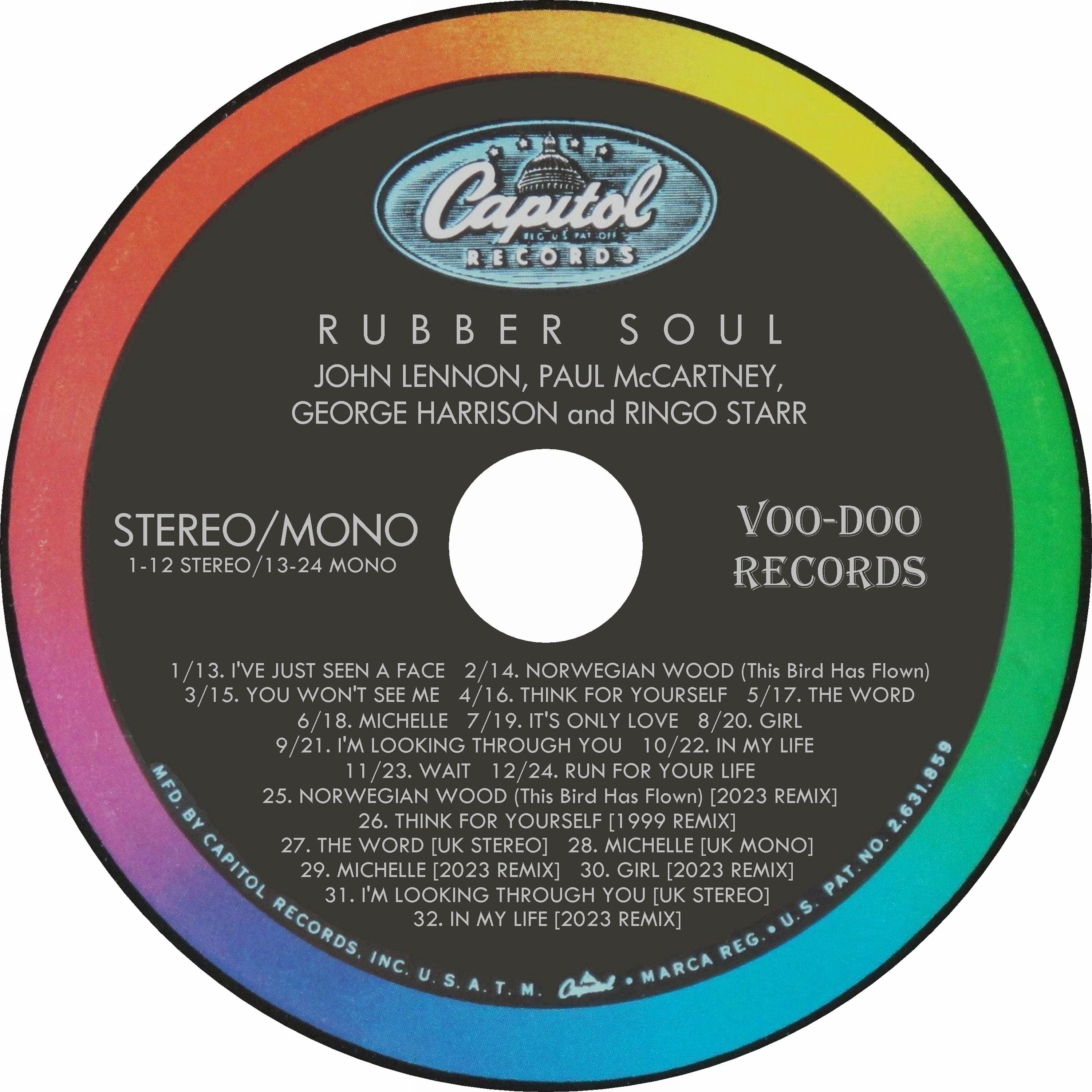 The Beatles - Rubber Soul - 2024 CD Stereo + Mono + 8 Bonus Tracks