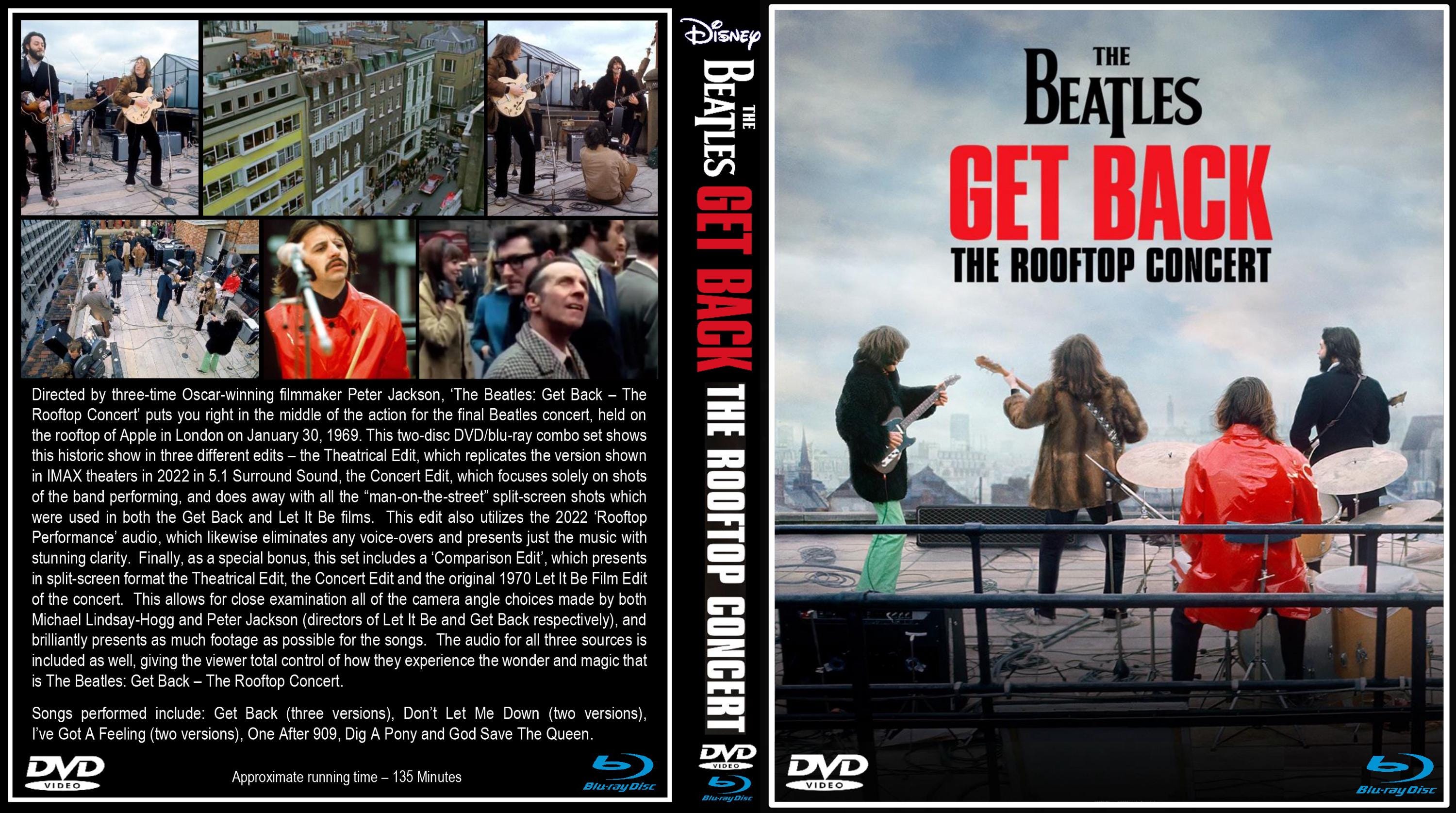 The Beatles - the Rooftop Concert [dvd+blu-ray] - Full Show Perfect ...