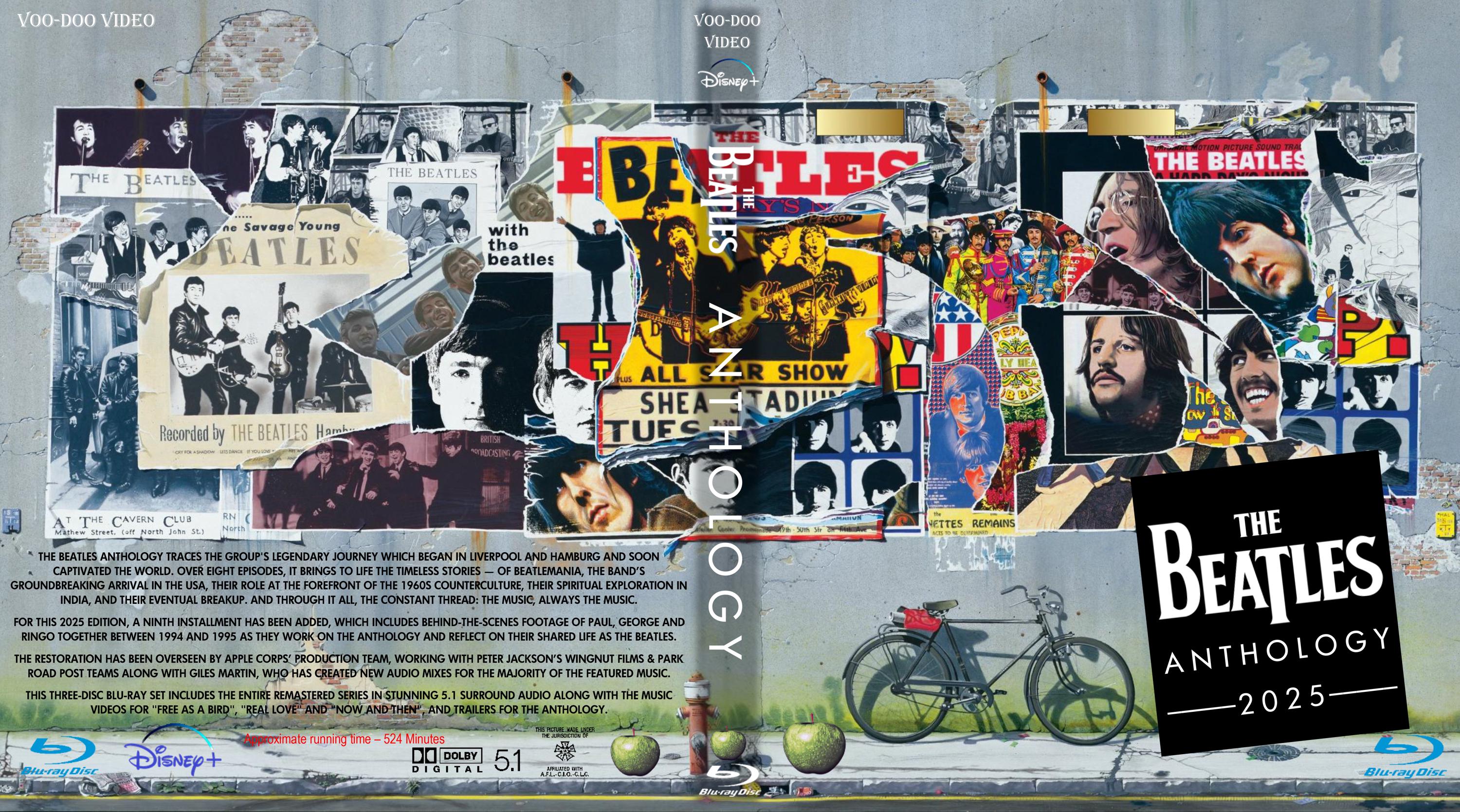 The Beatles Anthology - 3-disc Blu-ray - 2025 Disney Plus
