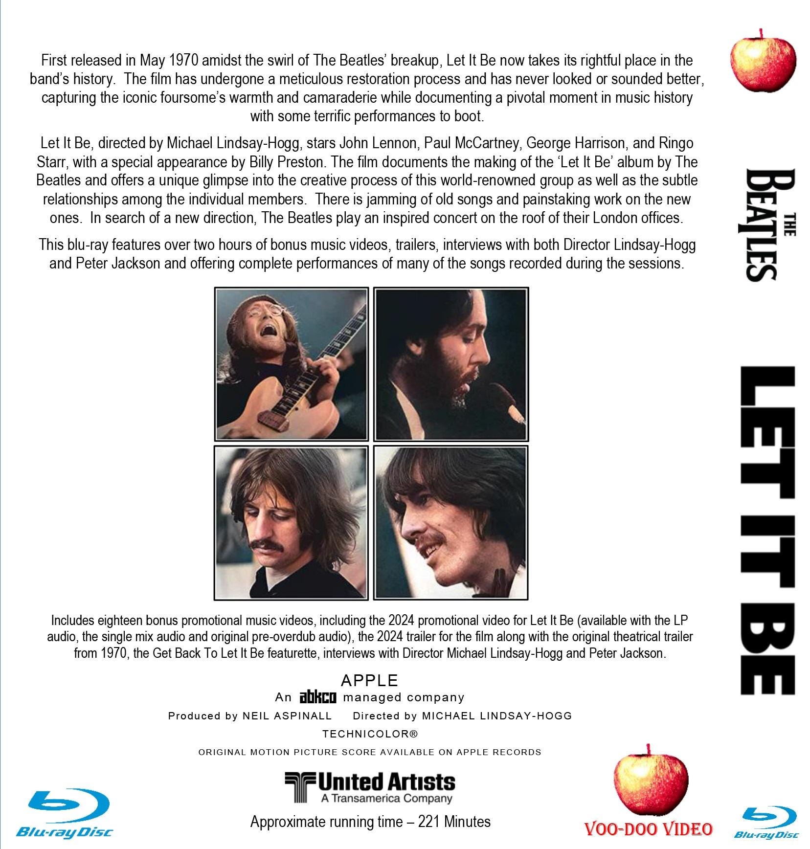 The Beatles - Let It Be - 2024 Remastered Blu-ray - Full Movie
