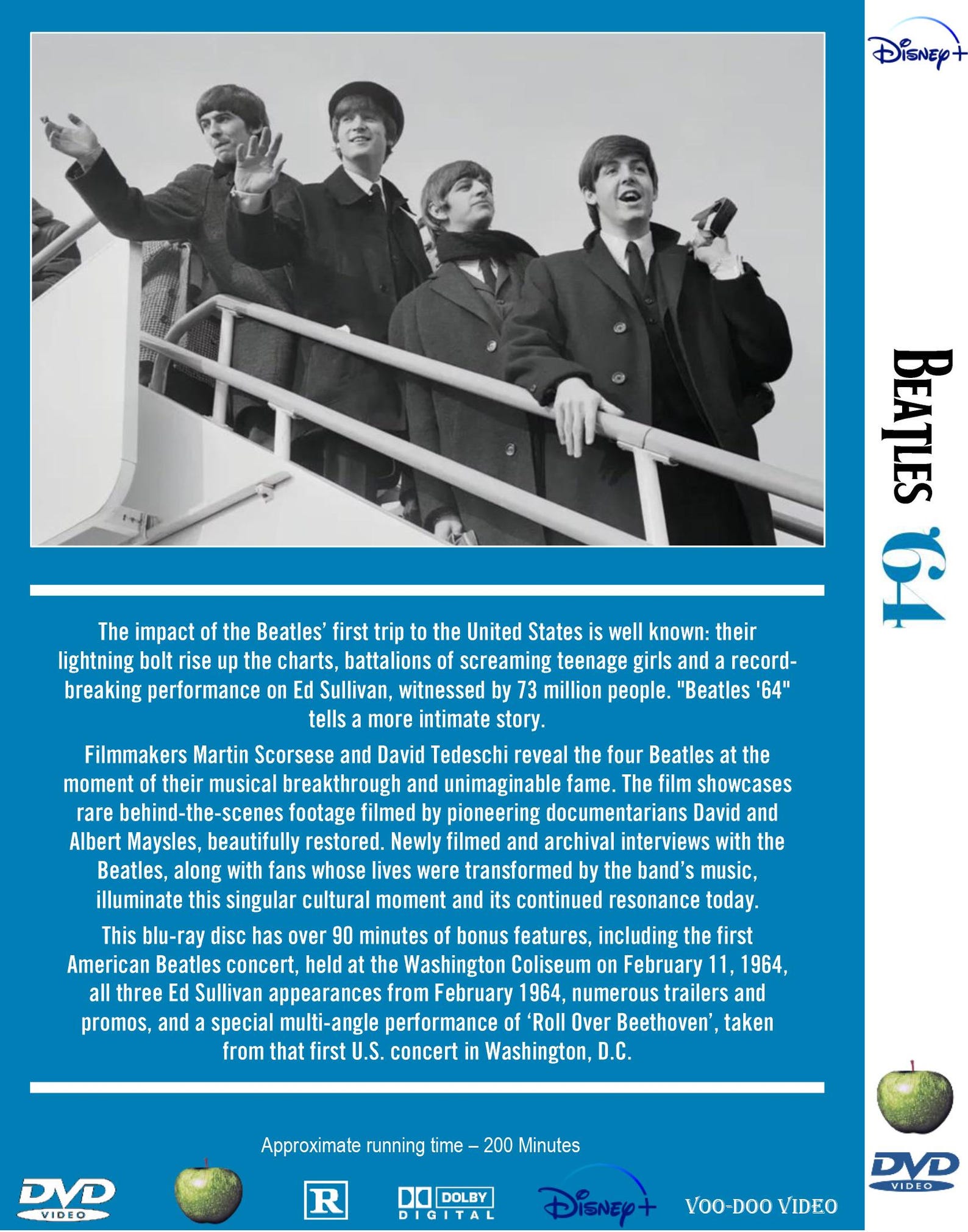 The Beatles '64 - DVD - 2024 Documentary With Extras - Complete First U ...