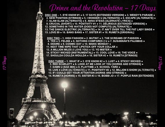 Prince - 17 Days [3-CD] the Family Album With Prince Vocals +