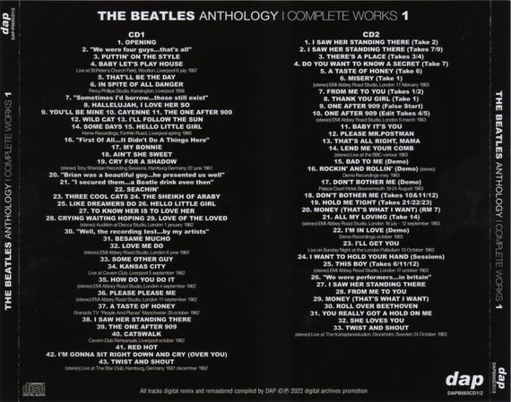 The Beatles - Anthology Completed Works - Volume One (1) [2-CD