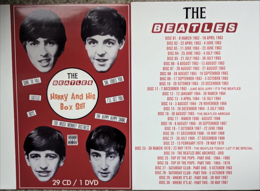 The Beatles - Harry and His Box Set [29-CD/1-DVD] 2024 Set of