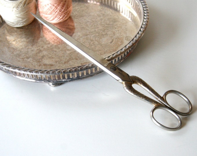 Vintage Silver Sewing Scissors F. Koeller & Co. Germany MAGNA Etsy