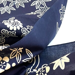 Indigo Blue and White Yukata Cotton Kimono Fabric Unused Bolt - Etsy