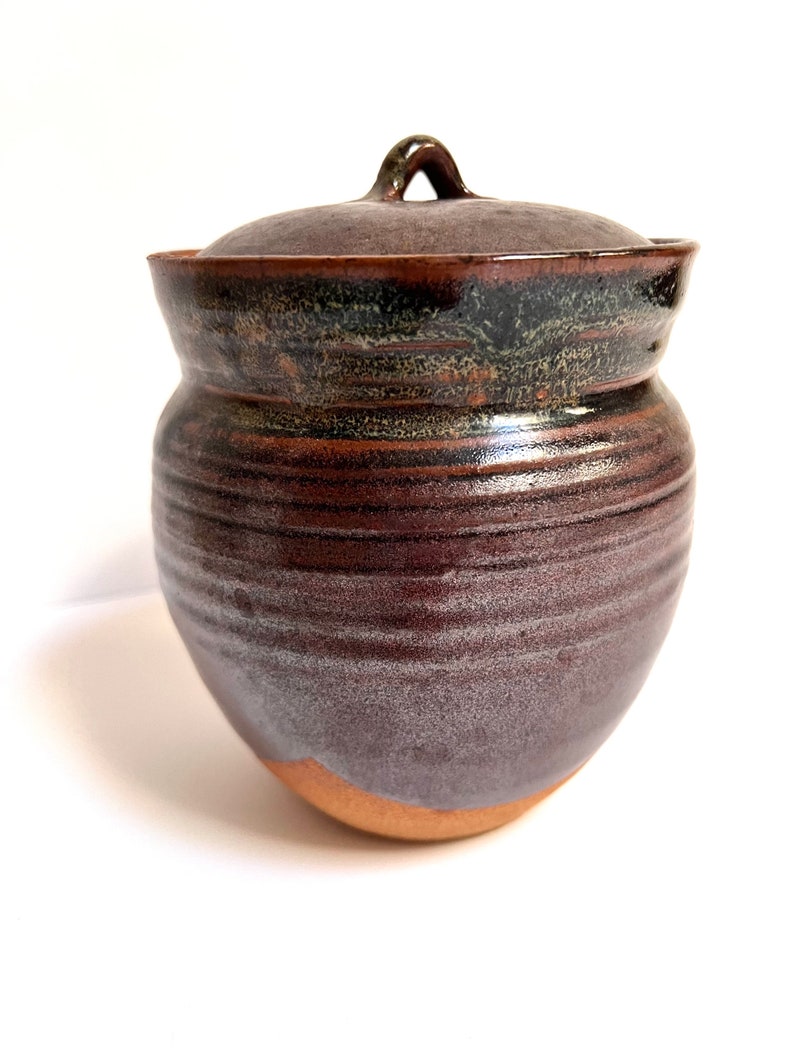 Vintage Japanese Earthenware Artisan Tea Ceremony Water Jar Etsy