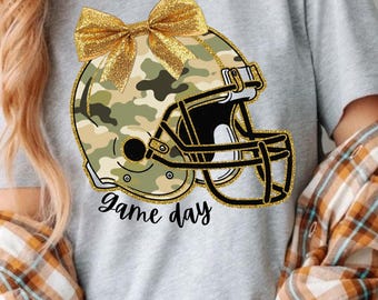 camoflauge game day DTF, camoflauge football DTF, football dtf