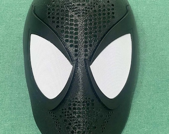 Spiderman Faceshell, MCU McFarlane Concept, Custom 3D Printed Mask, Magnetic Lenses, Personalized Cosplay Prop, Durable PETG Faceshell