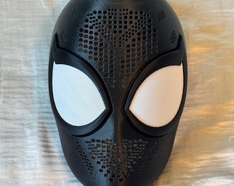 Máscara de Spiderman, estilo A personalizado, máscara impresa en 3D personalizada, lentes magnéticas, accesorio de cosplay personalizado, máscara de PETG duradera