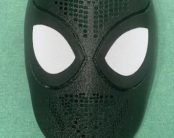 Spiderman Faceshell, Peter B Parker Style, Custom 3D Printed Mask, Magnetic Lenses, Personalized Cosplay Prop, Durable PETG Mask