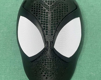 Spiderman Faceshell, Gleason Style, Custom 3D Printed Mask, Magnetic Lenses, Personalized Cosplay Prop, Durable PETG Faceshell